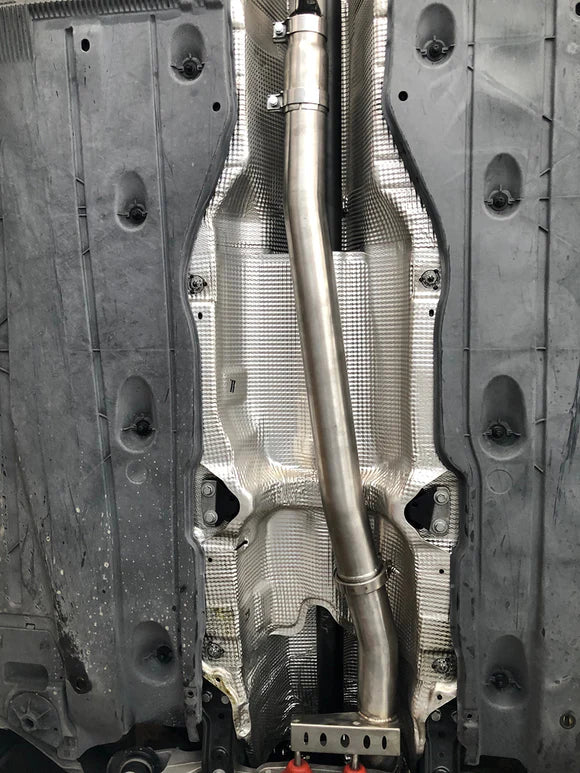 MODE Design 200cpsi Catted 3.5" Downpipe MQB AWD VW Golf MK7 MK7.5 R Audi A3 S3 8V TT TTS 8S 8S 1.8T / 2.0T EA888