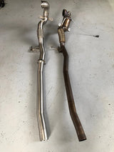 MODE Design 200cpsi Catted 3.5" Downpipe MQB AWD VW Golf MK7 MK7.5 R Audi A3 S3 8V TT TTS 8S 8S 1.8T / 2.0T EA888