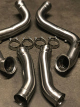 MODE Design Decatted 3.5" Downpipes GLE63s GLS63 AMG Mercedes Benz W167 V167 C167 X167