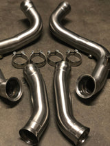 MODE Design Decatted Downpipes G63 G500 G550 AMG Mercedes Benz 4.0T W463 FL 2018-present
