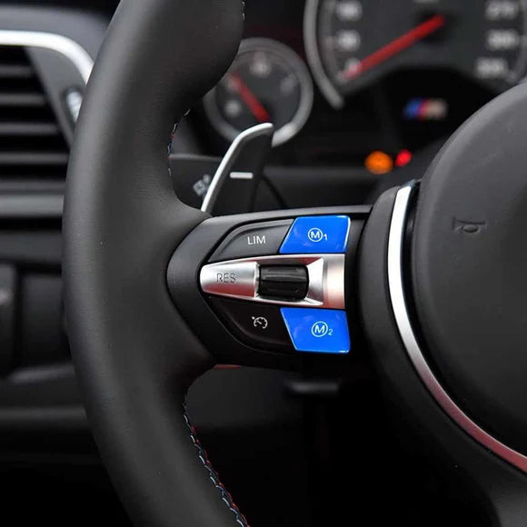 MODE Blue M1/M2 Steering Wheel Button for BMW M2 F87 M3 F80 M4 F82 M5 F10 M6 F06 F12 F13 X5M F85 X6M F86

