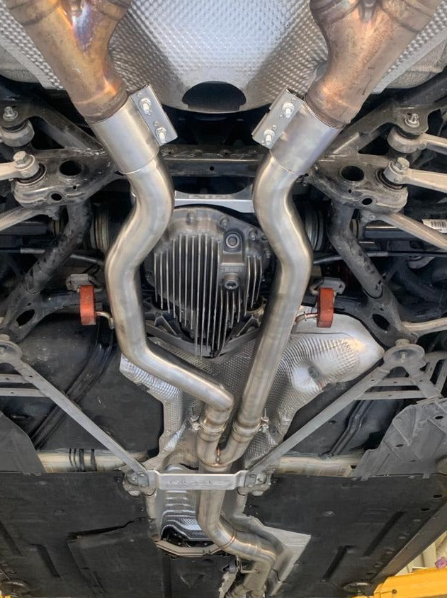 MODE Design Performance 3.5" Big Single Mid Pipe for BMW X3M F97 X4M F98