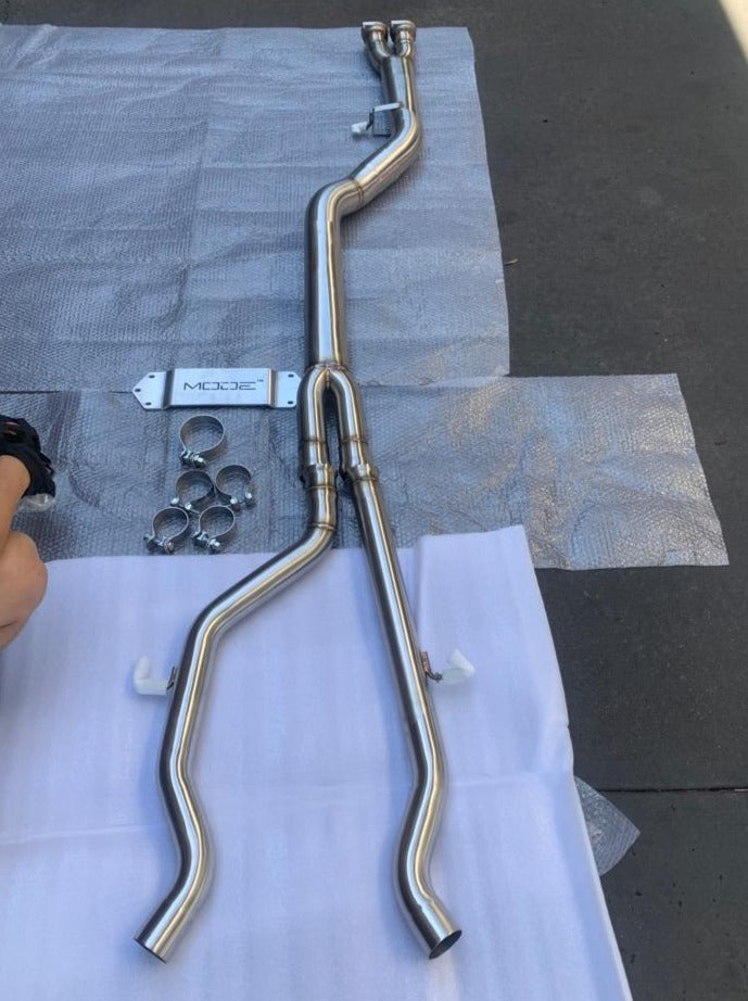 MODE Design Performance 3.5" Big Single Mid Pipe for BMW X3M F97 X4M F98
