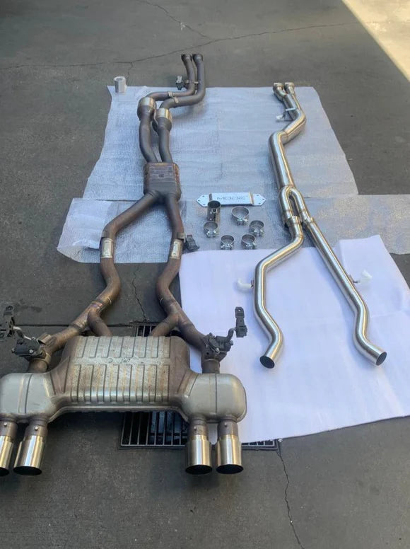 MODE Design Performance 3.5" Big Single Mid Pipe V2 for BMW M2 F87 Competition S55