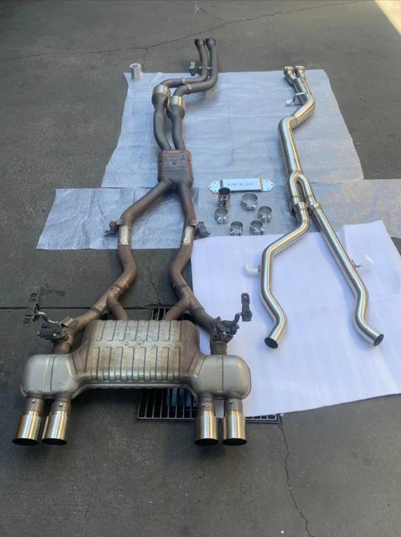 MODE Design Performance 3.5" Big Single Mid Pipe for BMW X3M F97 X4M F98