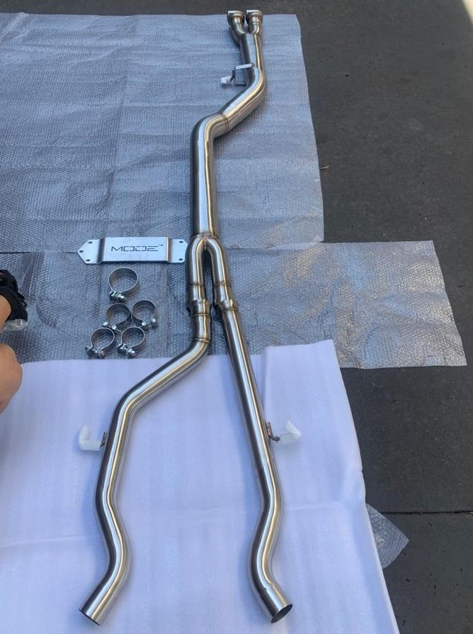 MODE Design Performance 3.5" Big Single Mid Pipe for BMW X3M F97 X4M F98