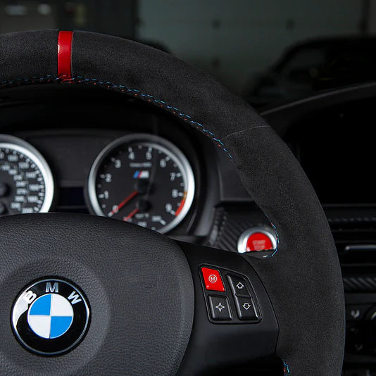 MODE Red M Steering Wheel Button for BMW 1M E82 M3 E90 E92