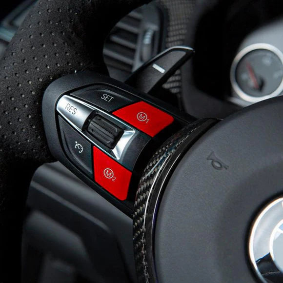 MODE Red M1/M2 Steering Wheel Button for BMW M2 F87 M3 F80 M4 F82 M5 F10 M6 F06 F12 F13 X5M F85 X6M F86
