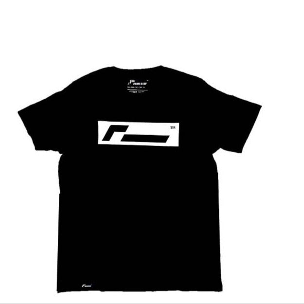 Racingline Black T-shirt with White Box Logo [VWRA001]