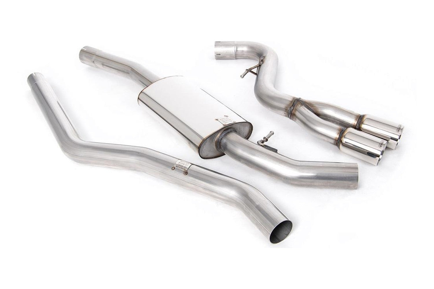 Milltek Sport Turbo-back with Secondary Hi-Flow Sports Cats for BMW 135i E82