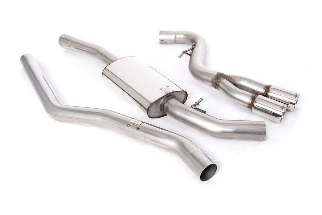 Milltek Sport Turbo-back with Secondary Hi-Flow Sports Cats for BMW 135i E82