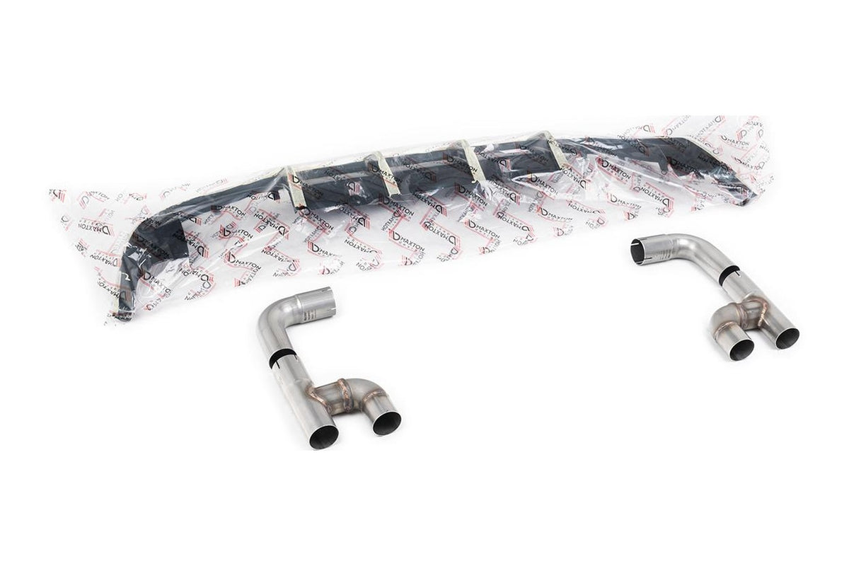 Milltek Sport Upgrade Kit For existing MILLTEK Cat Back to Golf R Style System Maxton Diffuser for Volkswagen Golf MK8