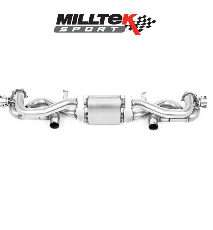 Milltek Sport OPF/GPF Bypass Porsche Cayman 718 GT4 4.0 Titanium [SSXPO152]
