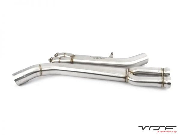 VR Speed Factory VRSF High Flow Single Mid-pipe Upgrade for 2015 – 2019 BMW M3 & M4 F80/F82 S55 - view 2