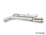 VR Speed Factory VRSF High Flow Single Mid-pipe Upgrade for 2015 – 2019 BMW M3 & M4 F80/F82 S55 - view 2