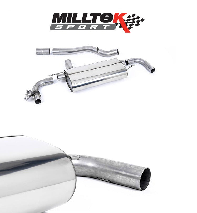 Milltek Sport Particulate Filter Back BMW M135i XDrive 5 Door (F40 OPF/GPF Equipped) Burnt Titanium Trims [SSXBM1155]