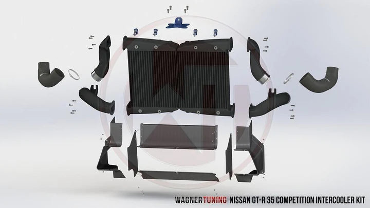 Wagner Tuning Nissan Skyline GTR R35 Intercooler Kit Competition Intercooler Kit - 200001055 - view 4