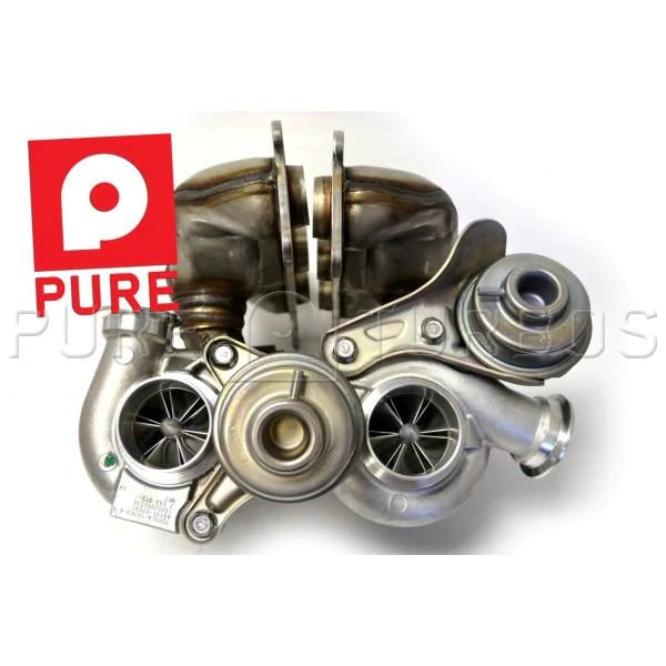 Pure Turbos Stage 2 N54 Turbo Upgrade DD's 450-600whp for BMW 135i E82 335i E90 E92
