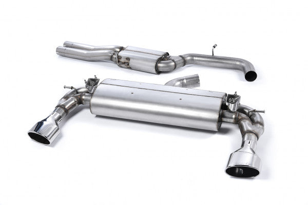 Milltek Sport Cat-Back – Audi RS3 Sportback (8V MQB), Resonated, Polished Oval Trims [SSXAU589]