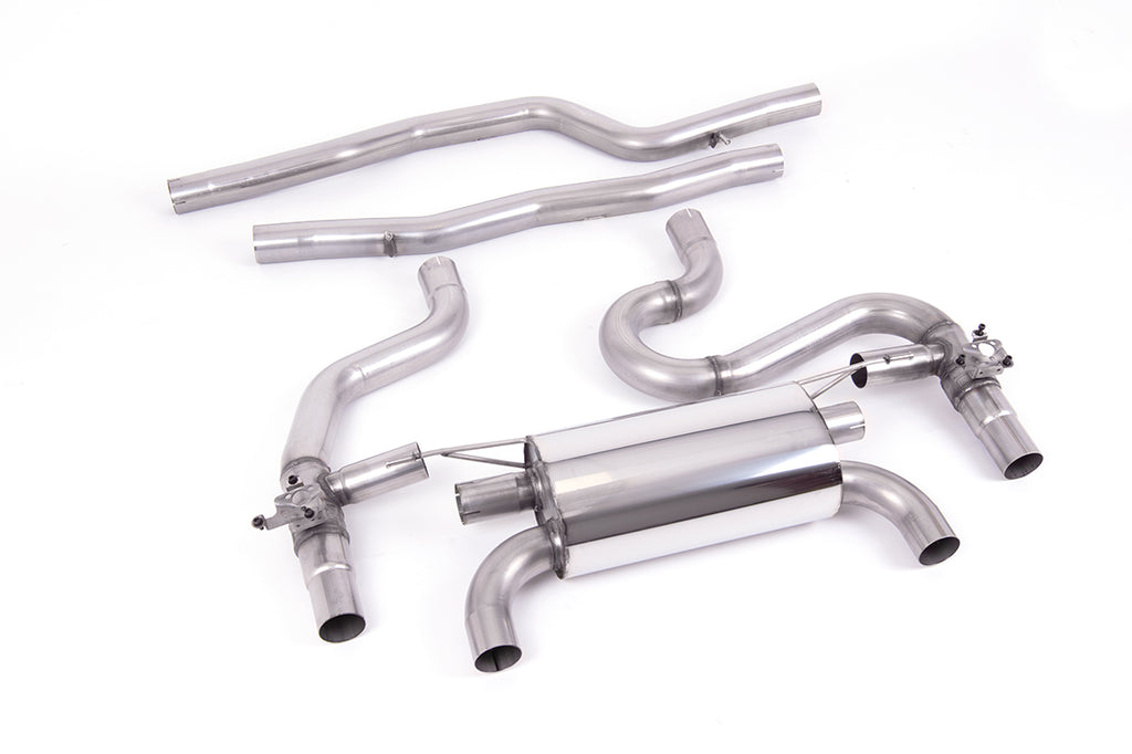 Milltek Sport Cat-Back – F87 M2 Competition, GPF/OPF Back System With Quad GT-90 Polished Trims – New Equal Length System – Loudest [SSXBM1140]