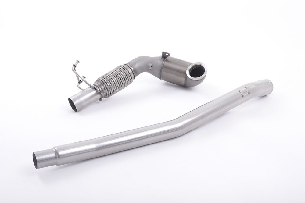 Milltek Sport Cast Catted Downpipe – VW Golf MK7/7.5 R/8V S3, For OE Exhaust [SSXVW386]