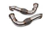 VR Speed Factory VRSF Racing Downpipes N63 2008 – 2016 BMW 550i, 650i, 750Li, X5, X6 V8 - view 1