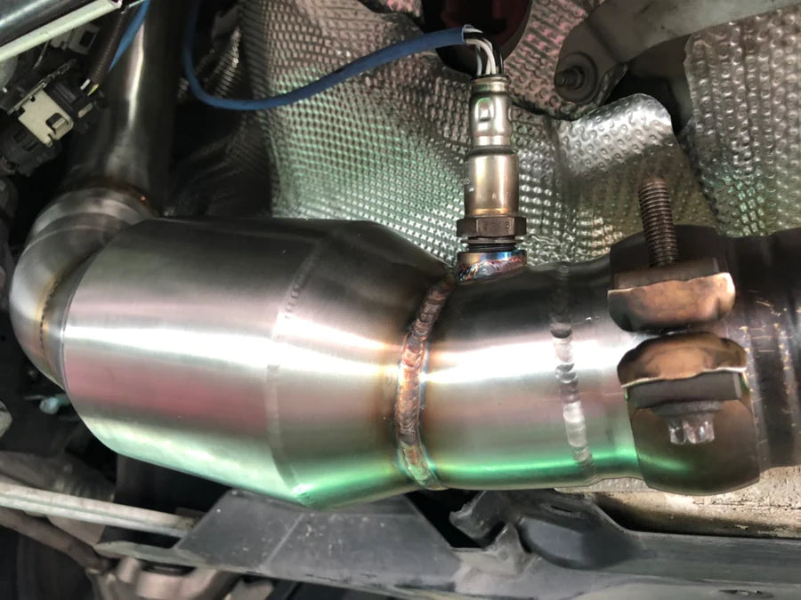 MODE Design Decatted 3.5" Downpipes V2 GLC63s AMG Mercedes Benz X253 C253