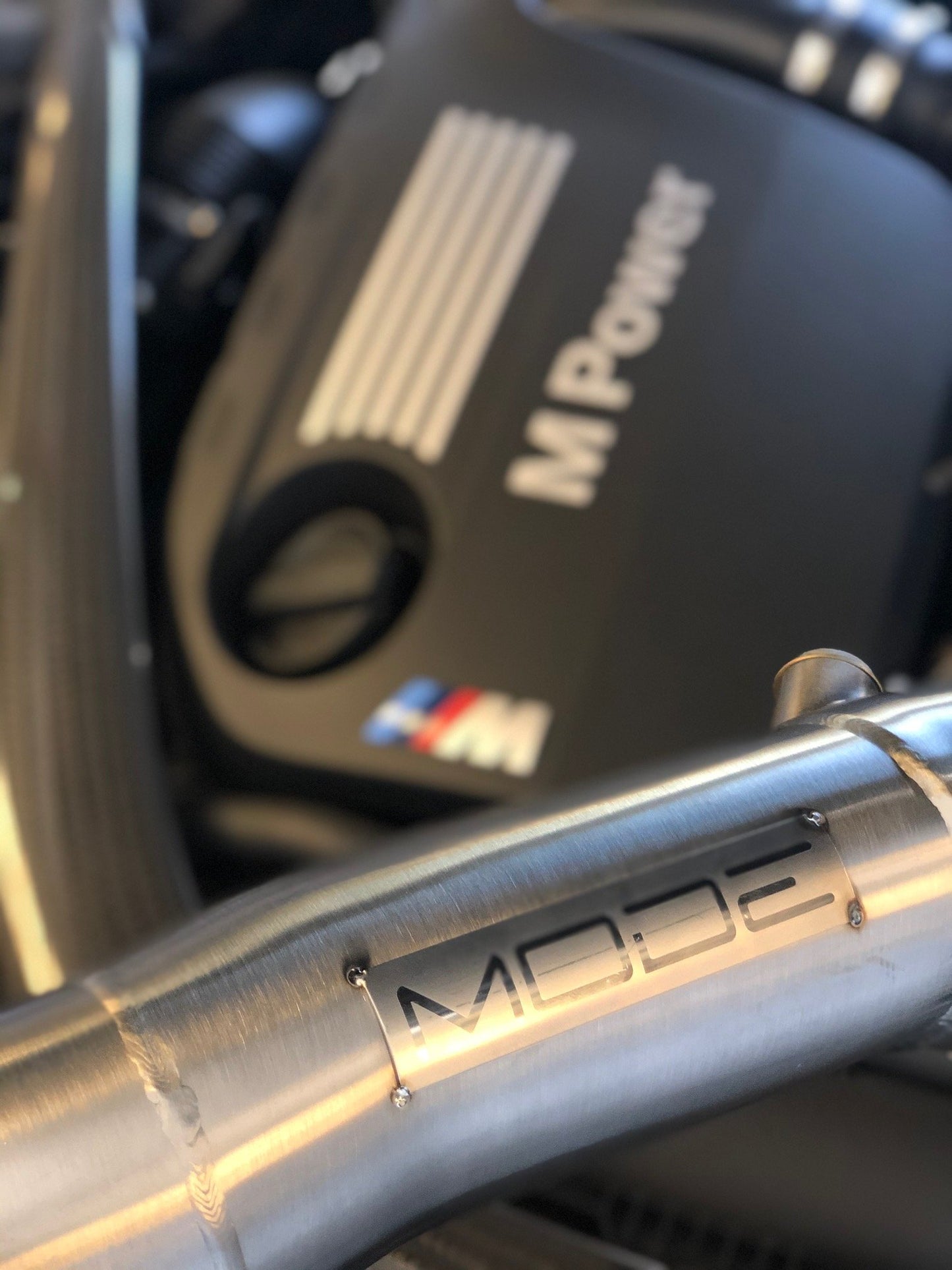 MODE Design Performance Decatted/Catless Downpipe suits BMW M2 Competition (F87) & M3/M4 (F80/F82) S55