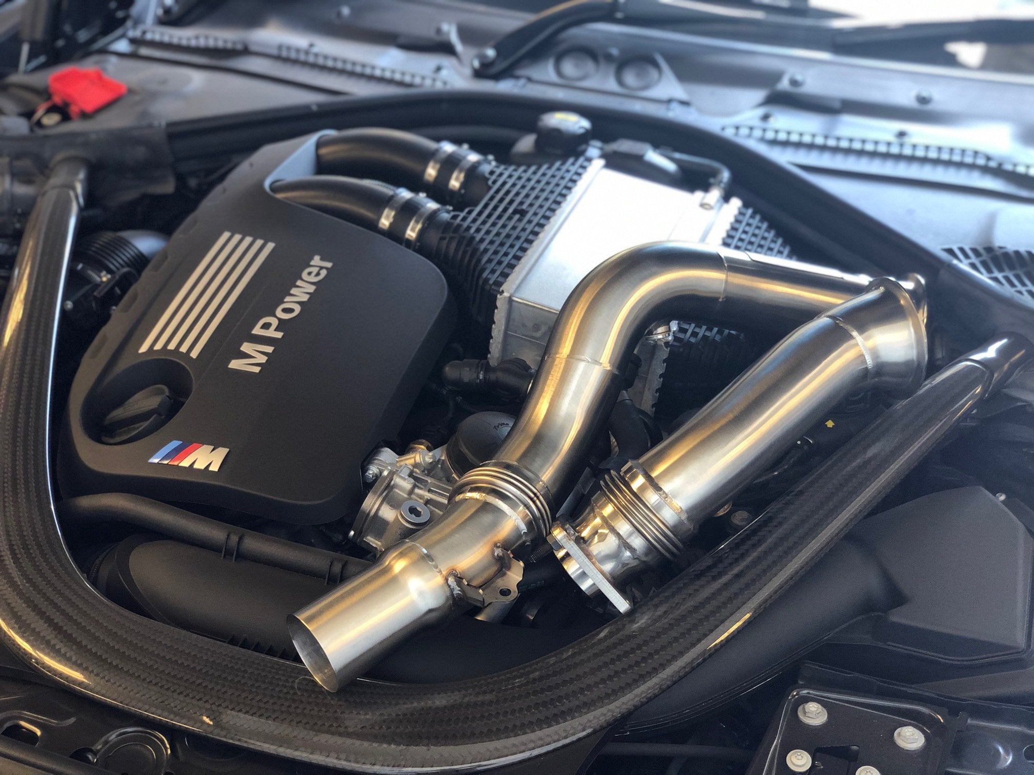 MODE Design Performance Decatted/Catless Downpipe suits BMW M2 Competition (F87) & M3/M4 (F80/F82) S55