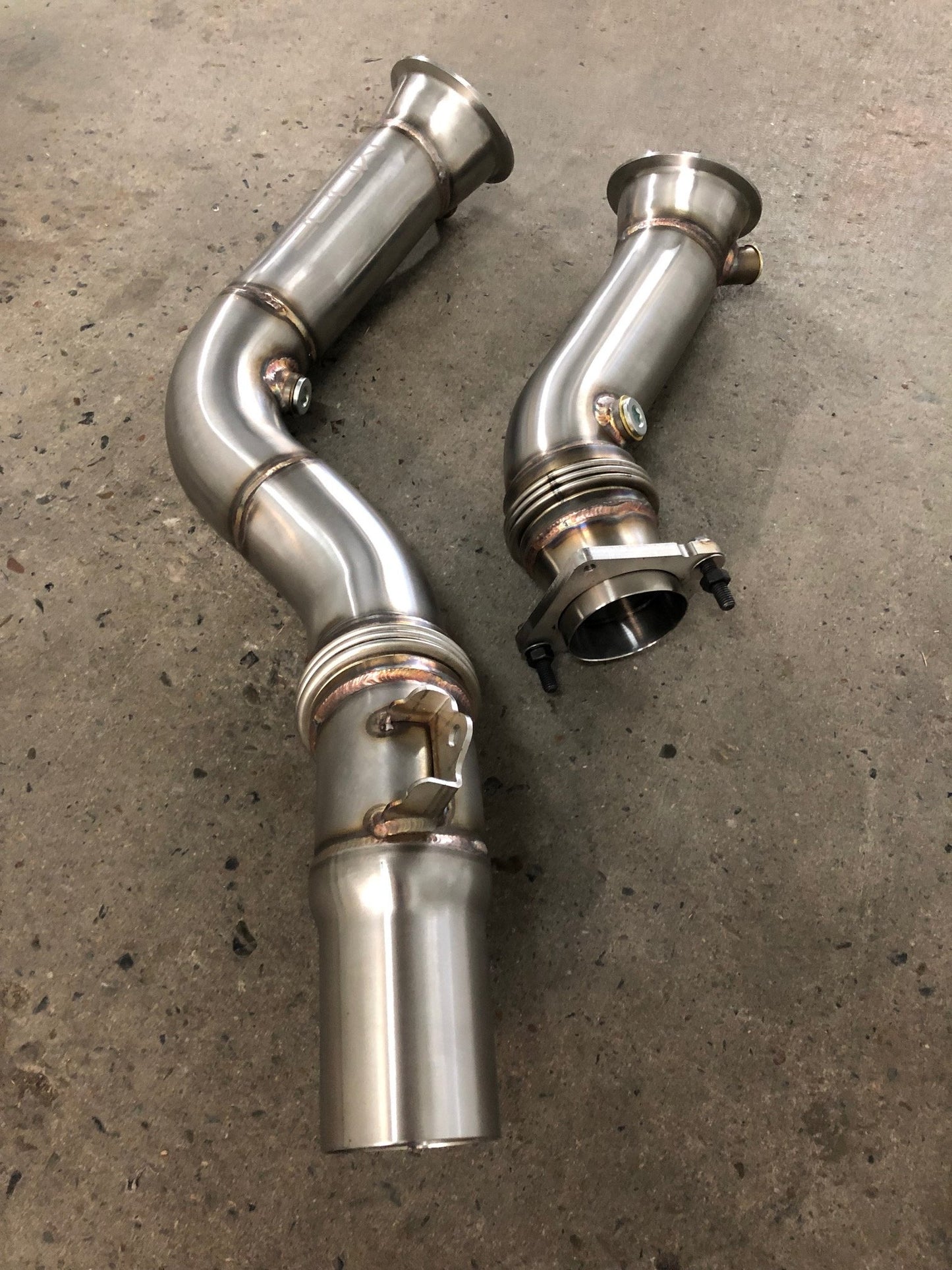 MODE Design Performance Decatted/Catless Downpipe suits BMW M2 Competition (F87) & M3/M4 (F80/F82) S55
