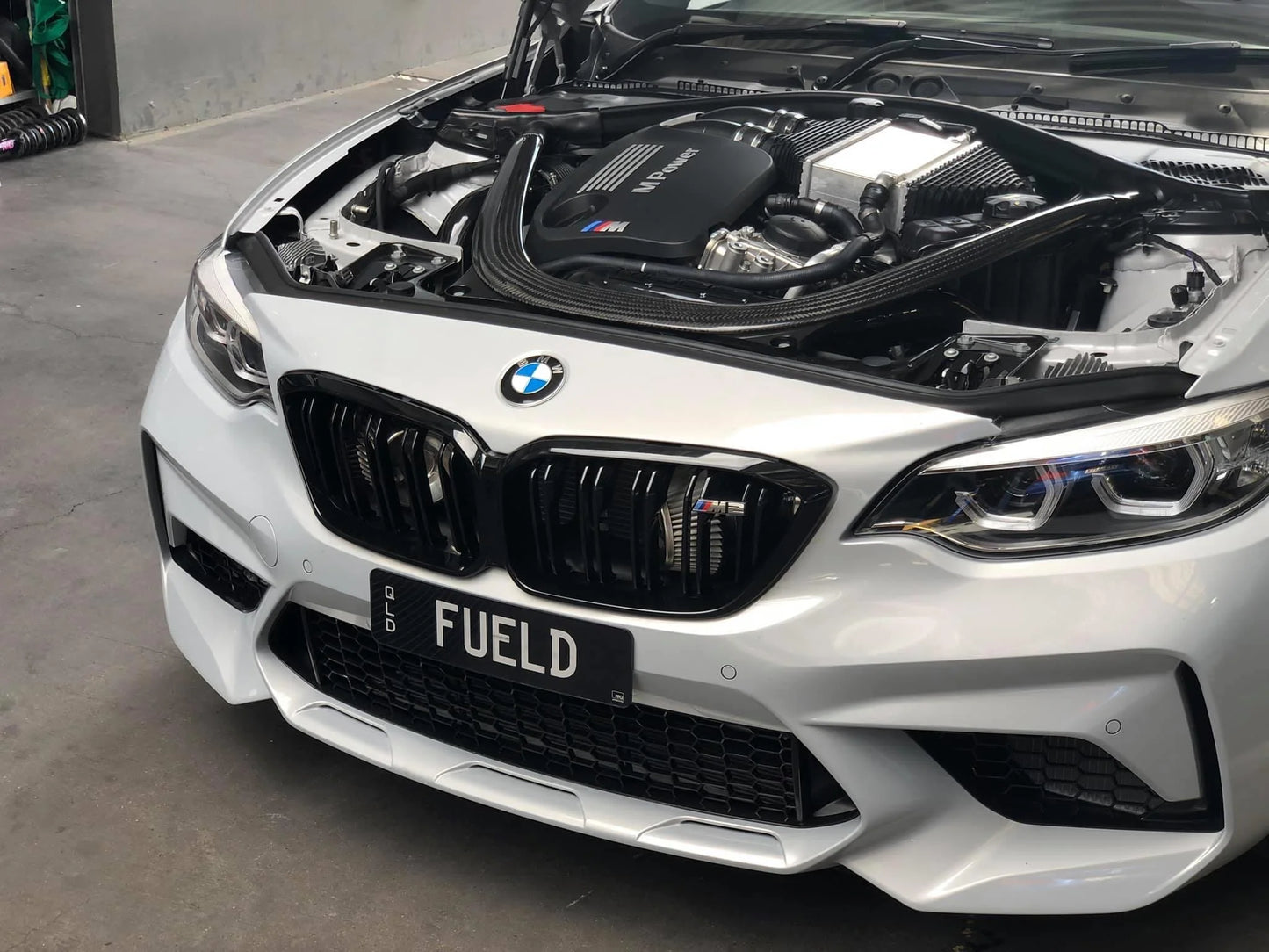MODE Air+ Front Mounted Intake & Charge Pipe Kit for BMW M2 Competition F87 S55