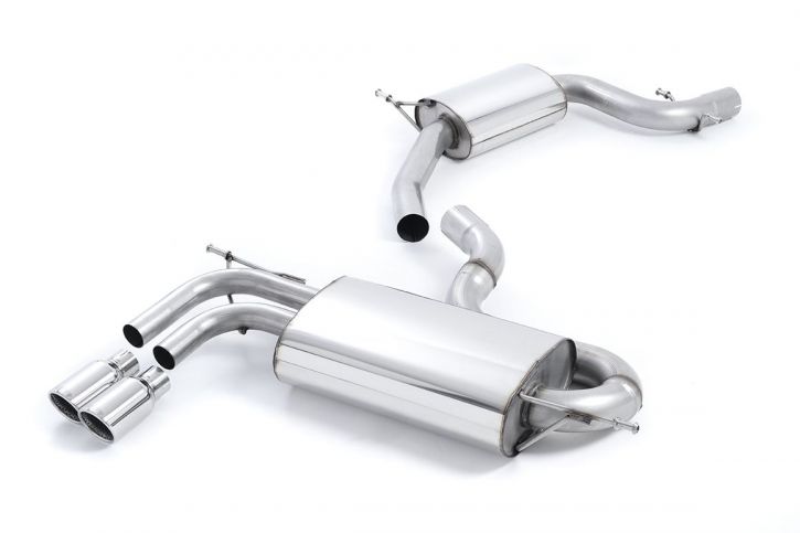 Milltek Sport Cat-Back – VW Golf MK5 GTI 2.0T, Resonated (Quieter) With Smaller-Volume Rear Silencer [SSXVW266]