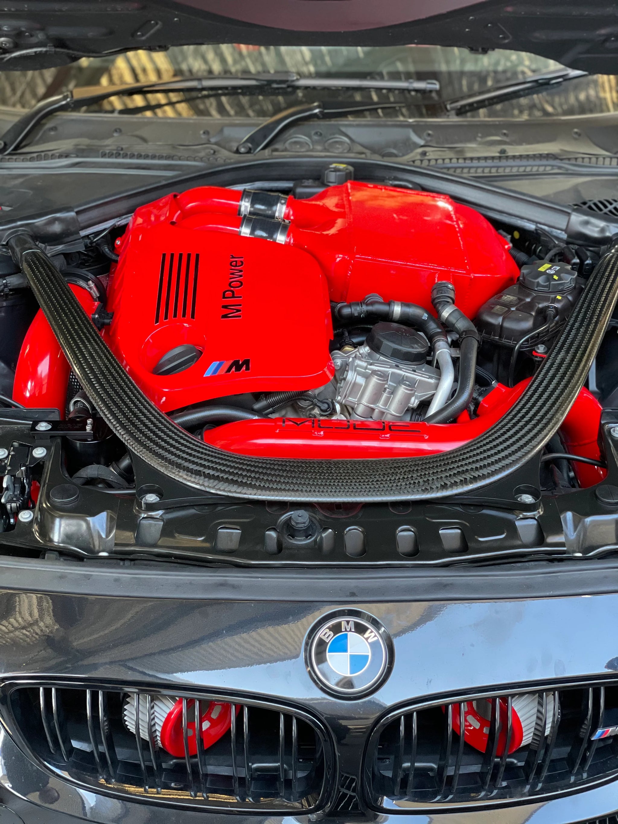 MODE Air+ Front Mounted Intake & Charge Pipe Kit for BMW M2 Competition F87 S55