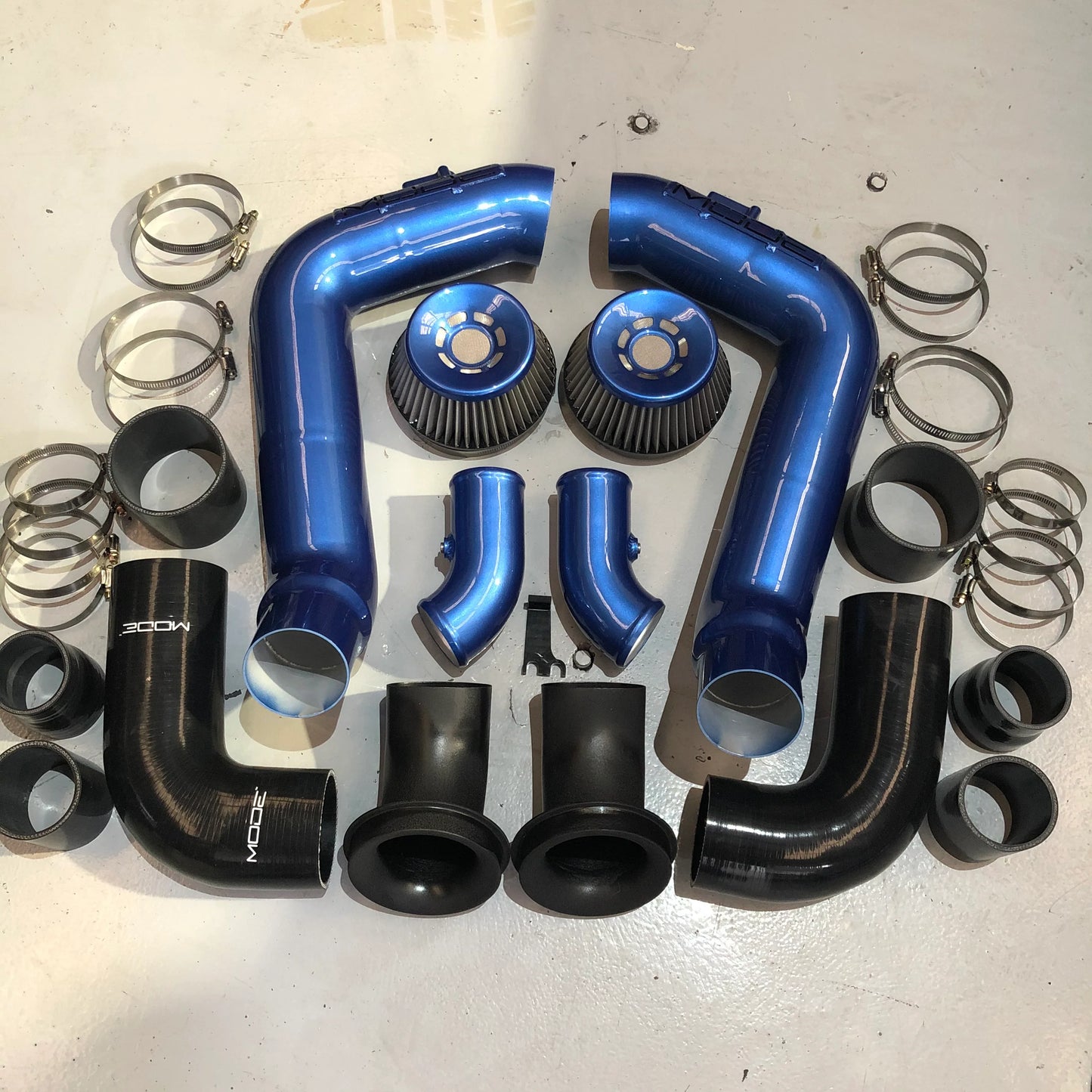 MODE Air+ Front Mounted Intake & Charge Pipe Kit for BMW M5 F10 M6 F06 F12 F13 S63 TU