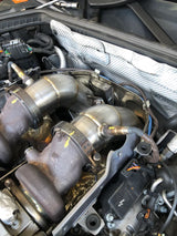 MODE Design 200cpsi Catted 3.5" Downpipes C63s AMG Mercedes Benz W205 Sedan Coupe Wagon
