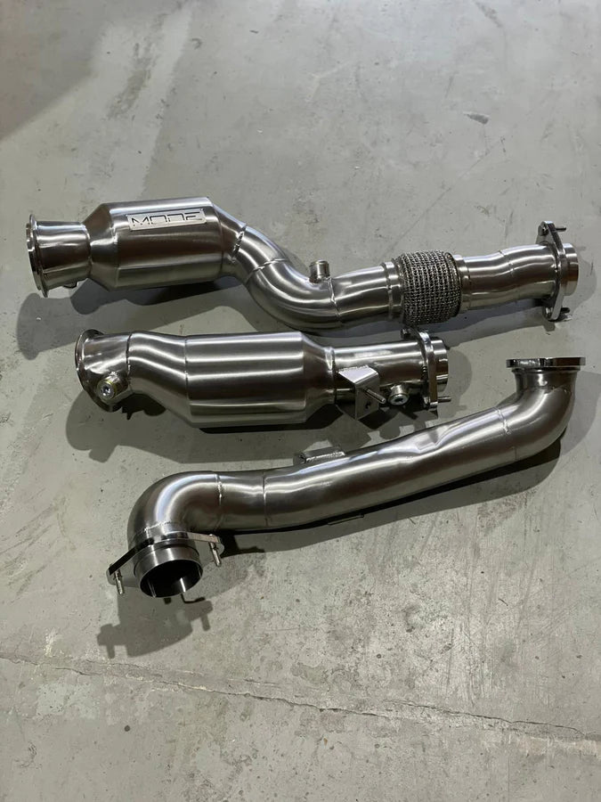MODE Design 300cpsi Catted Downpipe S58 BMW M3 G80 M4 G82 (inc. OPF)