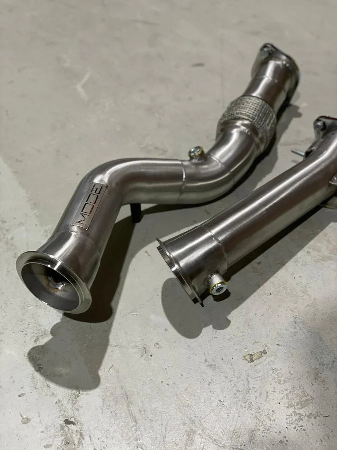 MODE Design Decatted Downpipe S58 BMW M2 G87 M3 G80 M4 G82 (inc. OPF)