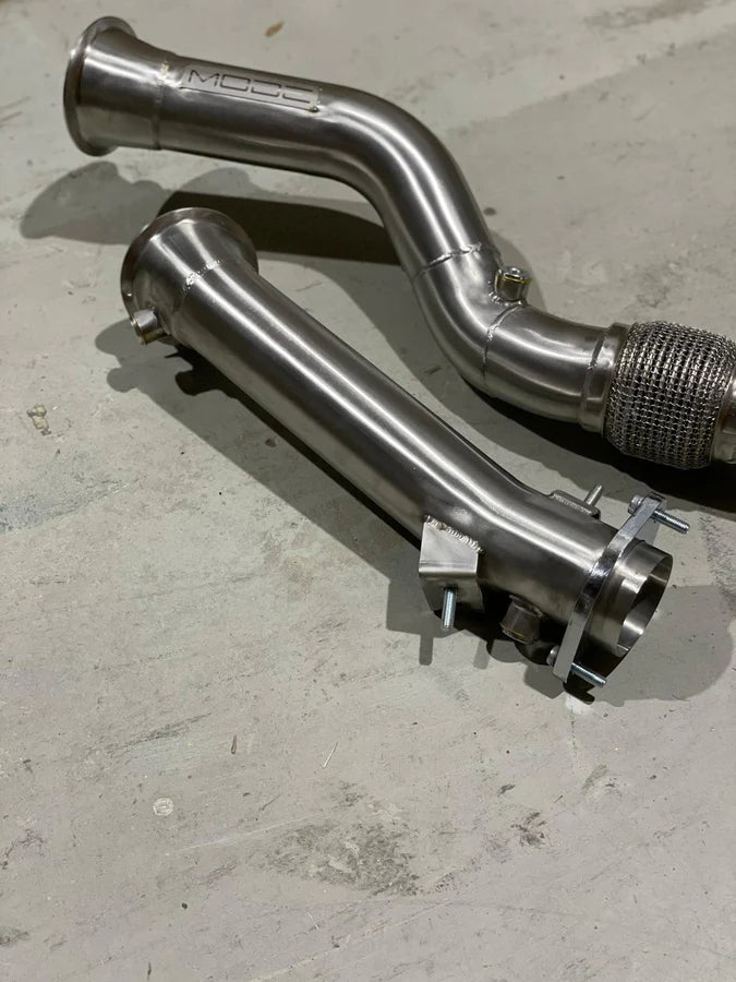 MODE Design Decatted Downpipe S58 BMW M2 G87 M3 G80 M4 G82 (inc. OPF)