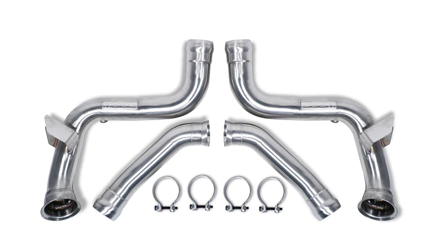MODE Design Decatted 3.5" Downpipes V2 C63s AMG Mercedes Benz W205 Sedan Coupe Wagon