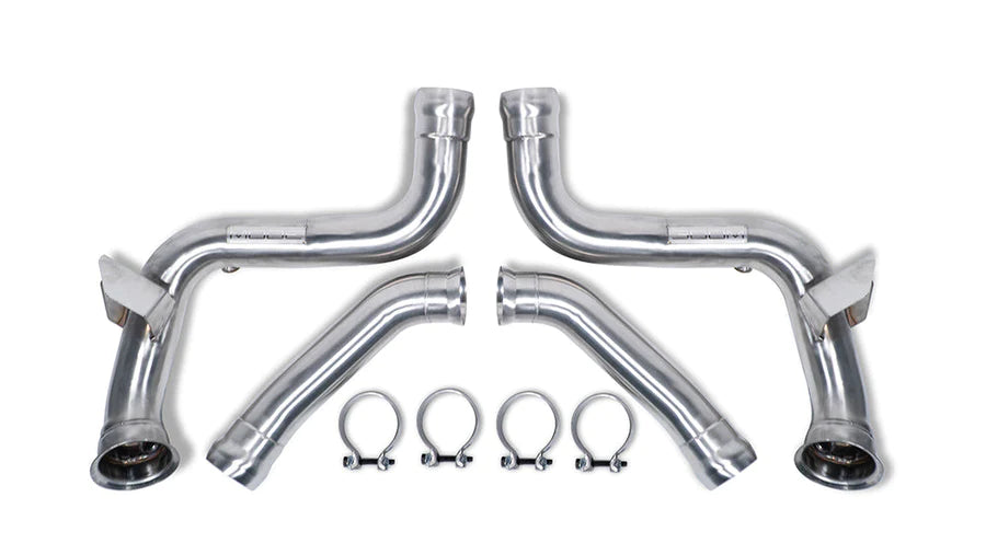 MODE Design Decatted 3.5" Downpipes V2 AMG GT GTC GTS GTR Mercedes Benz C190/R190 Coupe Roadster