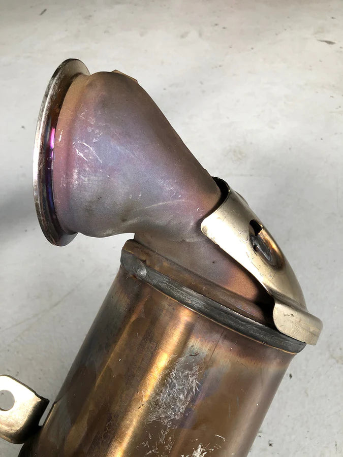 MODE Design Decatted 3.5" Downpipe V2 MQB AWD VW Golf MK8 R Audi S3 8Y 2.0T EA888