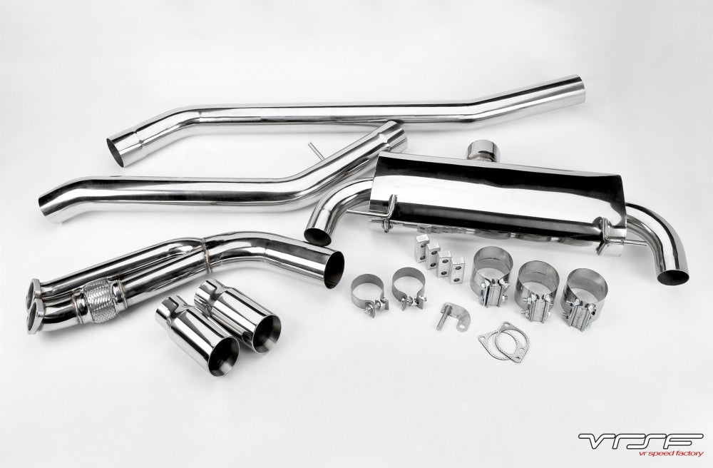 VRSF 3.5" Performance Stainless Steel Catback Exhaust - N54/N55 E90/E92 BMW 335i